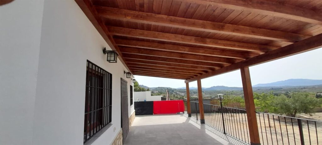 montamos tu pergola adosada