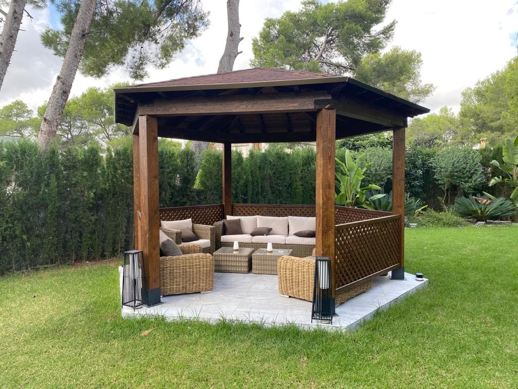 Pergolas de madera, pérgolas de aluminio, pérgolas con cristal